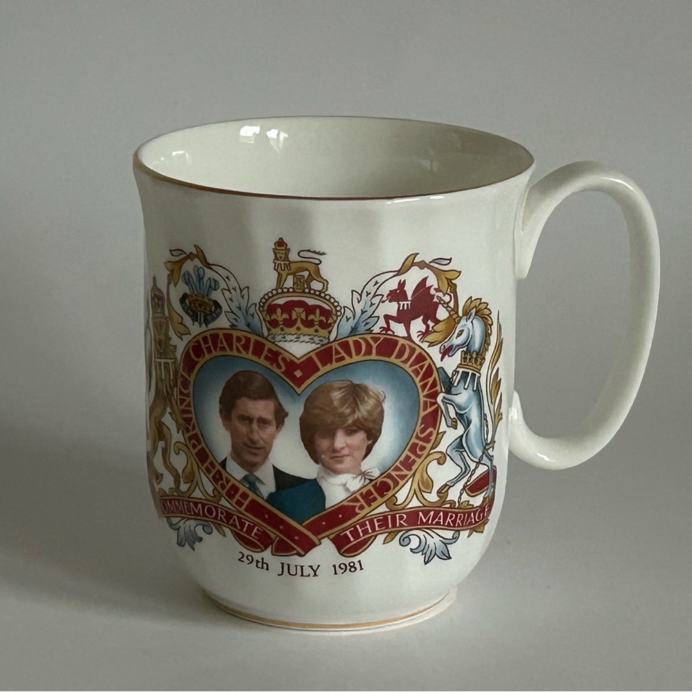 Prince Charles & Lady Diana 1981 Royal Wedding Commemorative Mug England